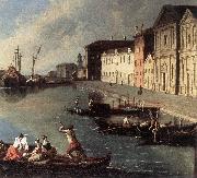 RICHTER, Johan View of the Giudecca Canal (detail) oil